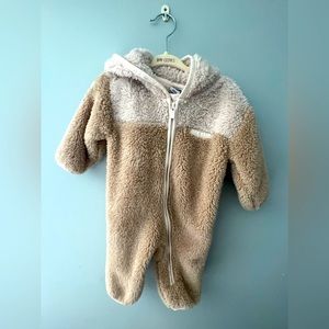 Old Navy footless baby sherpa suit